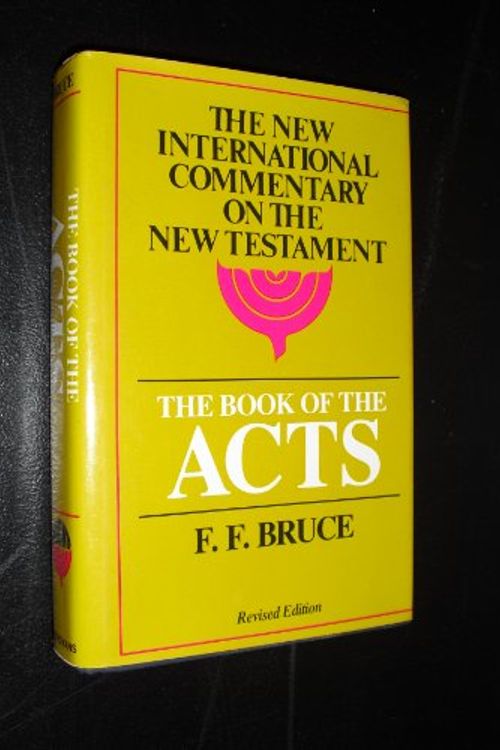 Cover Art for 9780802824189, Book of Acts by F.F. Bruce