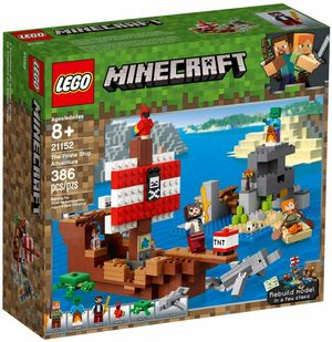 Cover Art for 5702016370904, Pirate Ship Set 21152 by Lego