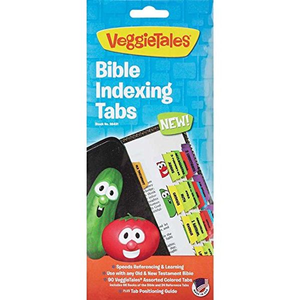 Cover Art for 0084371284313, Veggie Tales Multicolored Adhesive Quick Reference Old and New Testament Bible Indexing Tabs by Tabbies