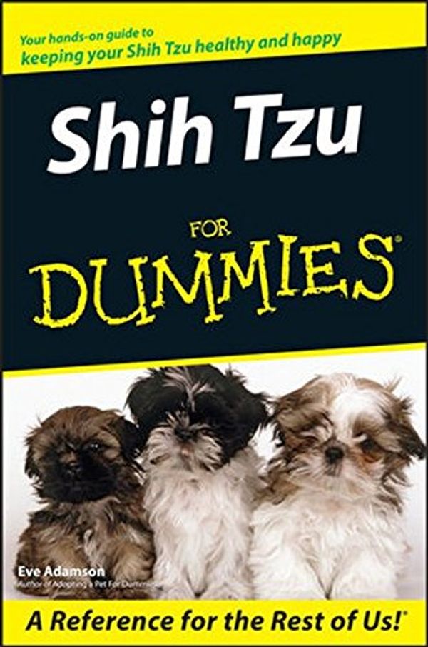 Cover Art for 9781118051085, Shih Tzu For Dummies by Eve Adamson