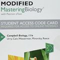 Cover Art for 9780134447285, Modified Masteringbiology with Pearson Etext -- Standalone Access Card -- For Campbell Biology by Lisa A. Urry, Michael L. Cain, Steven A. Wasserman, Peter V. Minorsky, Jane B. Reece