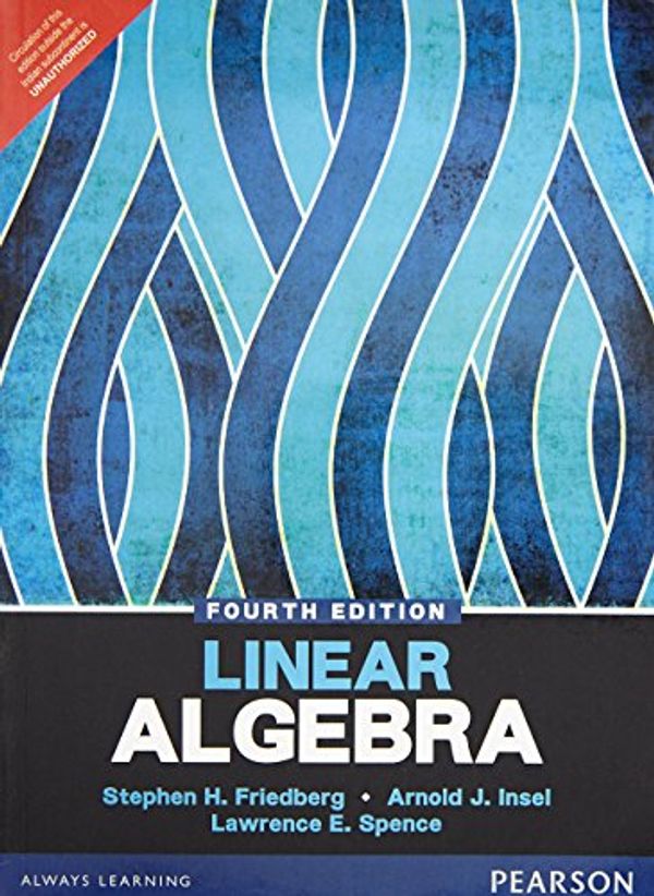 Cover Art for 9789332549647, Linear Algebra by Insel Friedberg