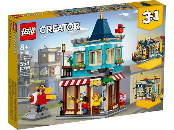 Cover Art for 5702016616316, Townhouse Toy Store Set 31105 by LEGO
