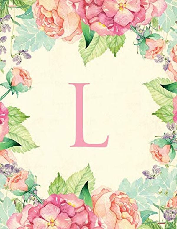 Cover Art for 9781699770528, L: Traditional watercolor, stylish, decorative and simple floral capital letter monogram lined notebook, pretty, cute and suitable for women and ... 100 college ruled pages 8.5 x 11 size. by Tim Bird