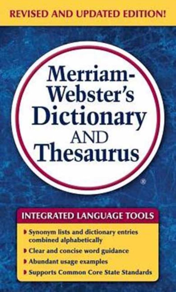 Cover Art for 9780877798637, Merriam-Webster's Dictionary and Thesaurus by Merriam Webster