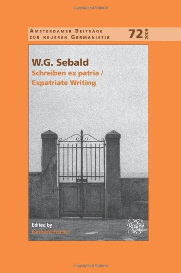 Cover Art for 9789042027817, W.G. Sebald by Gerhard Fischer