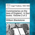 Cover Art for 9781241050160, Commentaries on the Laws of England by William Blackstone