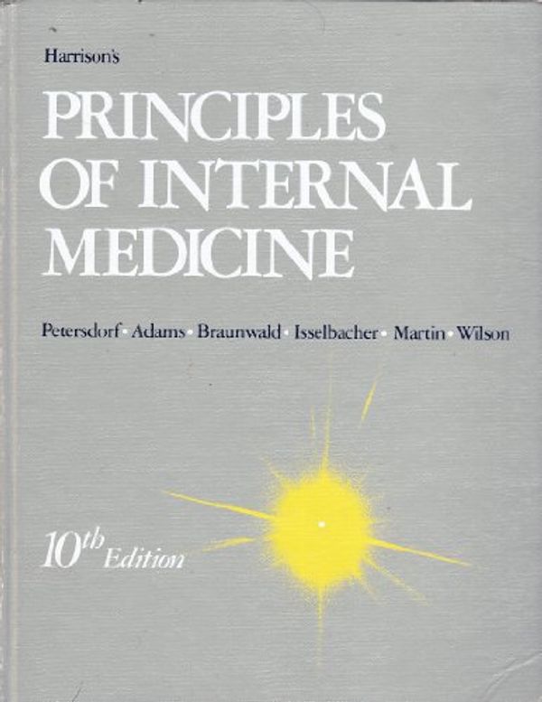 Cover Art for 9780070496033, Harrison's Principles of Internal Medicine by T.r. Harrison