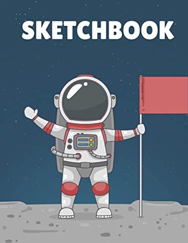 Cover Art for 9781678913038, Sketchbook: 8.5X11 inches notebook, blank page journal, 100 pages plank paper for sketcher, kids, boys, girls, men, women, for drawing in Alien, spaceship, monster, Planet, Astronaut cover, victory by Jj Happy Artist Publisher
