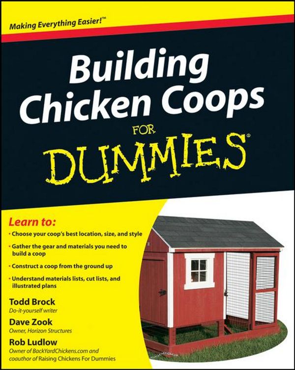 Cover Art for 9780470882436, Building Chicken Coops For Dummies by Todd Brock, David Zook, Ludlow