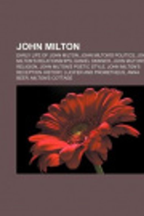 Cover Art for 9781156699157, John Milton: Kaiser Westside Medical Center by Source Wikipedia, Books Group