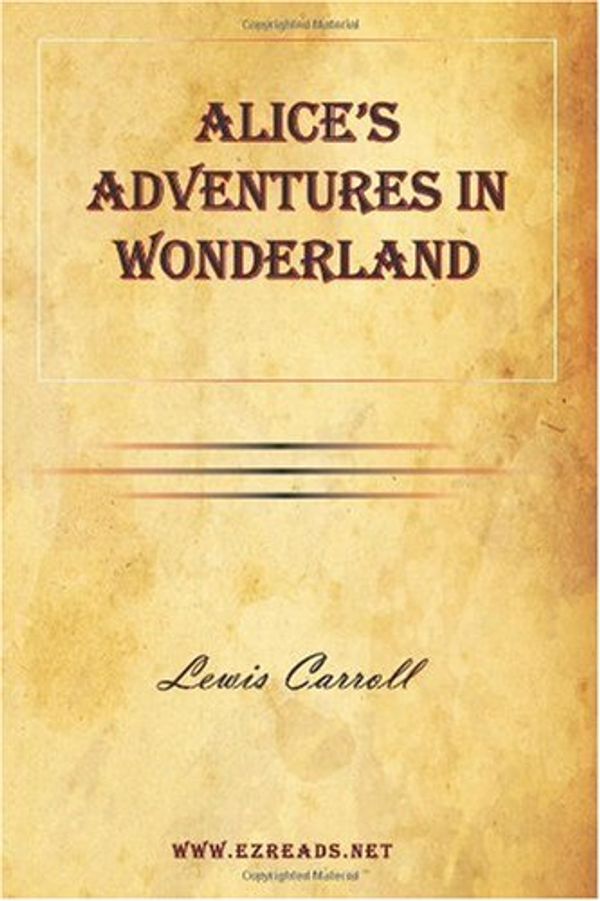 Cover Art for 9781615341771, Alice's Adventures in Wonderland by Lewis Carroll