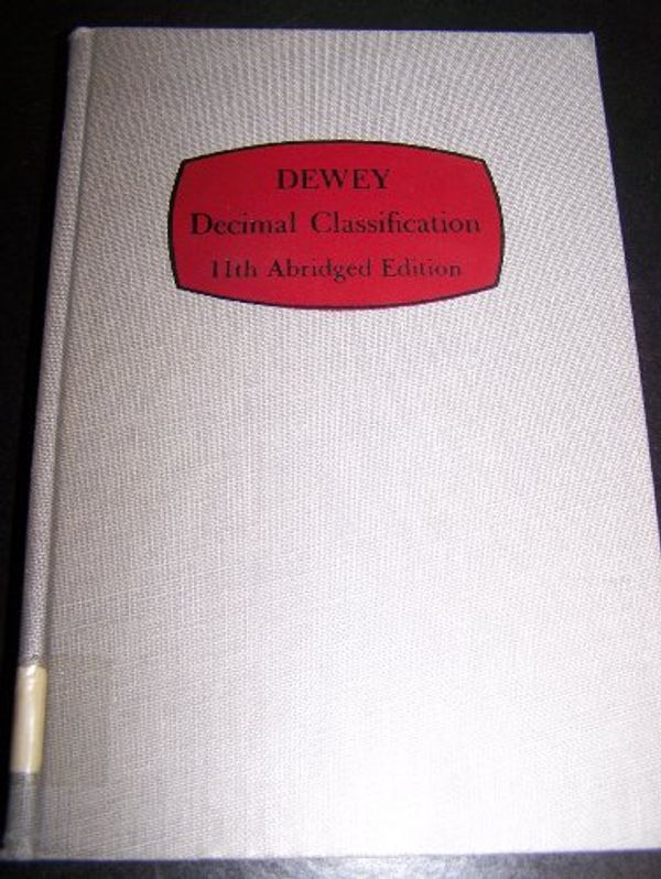 Cover Art for 9780910608220, Abridged Dewey Decimal Classification and Relative Index by Melvil Dewey