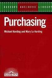 Cover Art for 9780812045529, Purchasing (Barron's Business Library) by Michael Harding, Mary Lu Harding