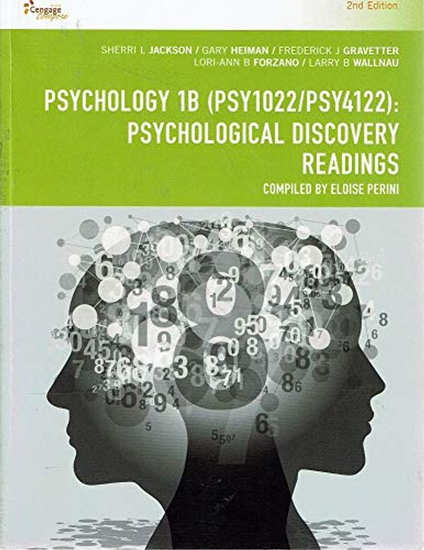 Cover Art for 9780170392334, CP1115Psychology 1B (PSY1022/PSY4122): Psychological ... by Sherri L. Jackson, Frederick J. Gravetter, Lori-Ann B. Forzano, Larry B. Wallnau, Gary W. Heiman