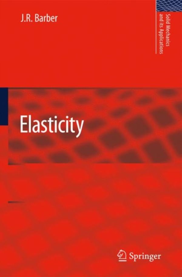 Cover Art for 9789048138081, Elasticity by J. R. Barber