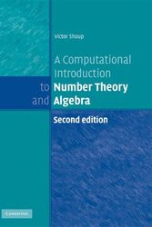 Cover Art for 9780521516440, A Computational Introduction to Number Theory and Algebra by Victor Shoup