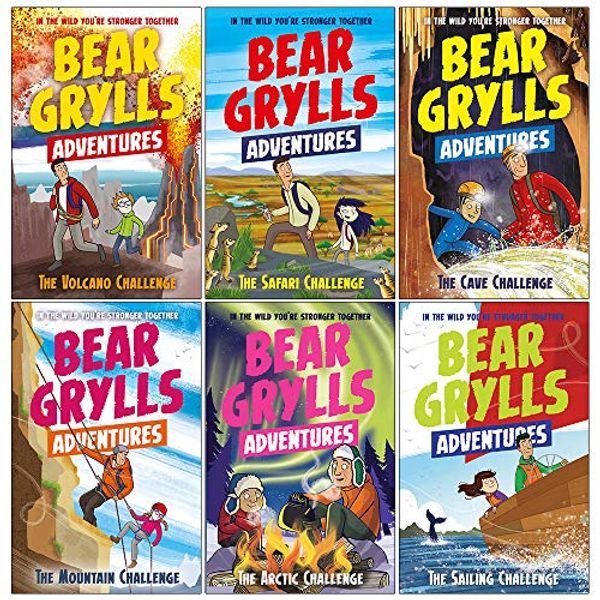 Cover Art for 9789123649266, bear grylls adventures collection 6 books set gift wrapped slipcase (the sea challenge, the river challenge, the earthquake challenge, the jungle challenge, the desert challenge, the blizzard challenge) by Bear Grylls