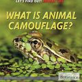 Cover Art for 9781680480016, What Is Animal Camouflage? by Staley, Erin