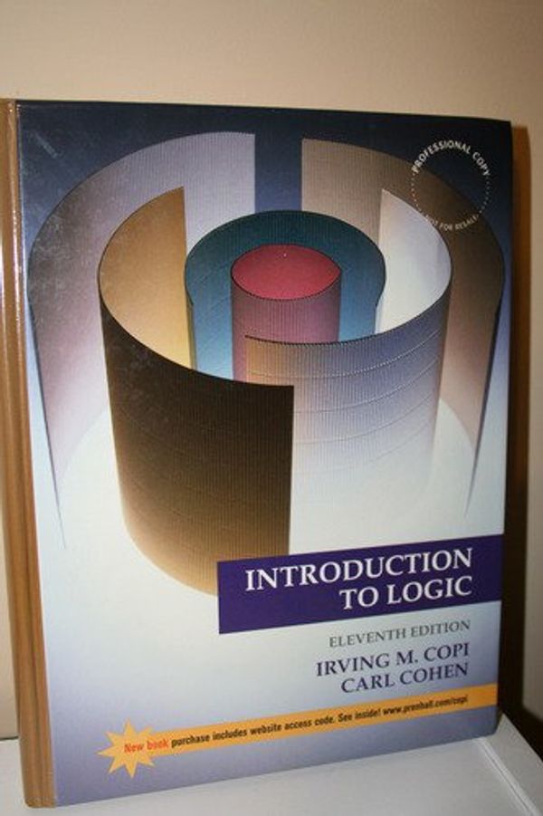 Cover Art for 9780130968692, Introduction to Logic - Irving M. Copi - Hardcover by Irving M. Copi; Carl Cohen