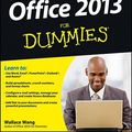 Cover Art for 9781118620281, Office 2013 For Dummies by Wallace Wang