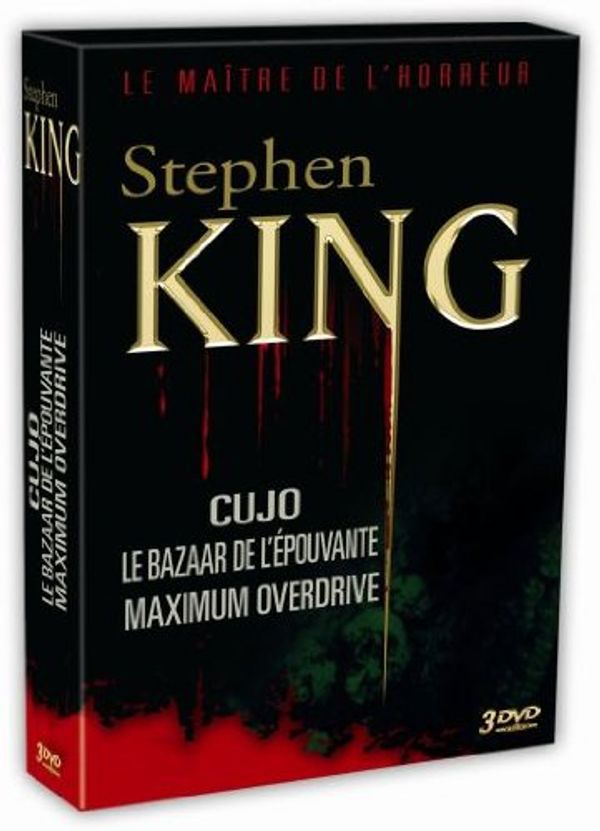 Cover Art for 3530941029114, Stephen King : Cujo - Le Bazaar de l'épouvante - Maximum overdrive (Coffret de 3 DVD) by Unknown