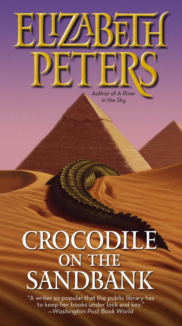 Cover Art for 9780446573214, Crocodile on the Sandbank by Elizabeth Peters