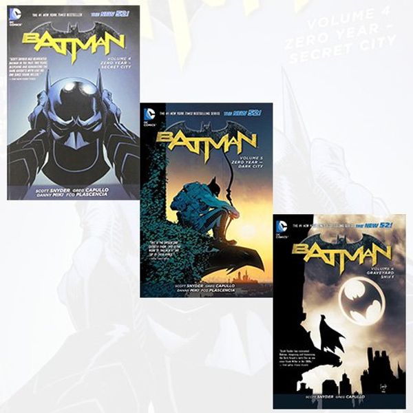 Cover Art for 9789766717438, Batman Comics Collection 3 Books Bundle (Batman Volume 4: Zero Year - Secret City TP (The New 52),Batman Volume 5: Zero Year - Dark City TP (The New 52),Batman TP Vol 6 Graveyard Shift (The New 52)) by Scott Snyder