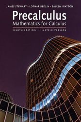 Cover Art for 9798214031811, Precalculus: Mathematics for Calculus, International Metric Edition by Lothar Redlin, Saleem Watson, James Stewart