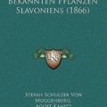 Cover Art for 9781168388506, Die Bisher Bekannten Pflanzen Slavoniens (1866) (German Edition) by Stefan Schulzer Von Muggenburg, Agost Kanitz, Josef Armin Knapp
