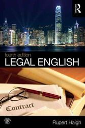 Cover Art for 9780415712859, Legal English by Rupert Haigh