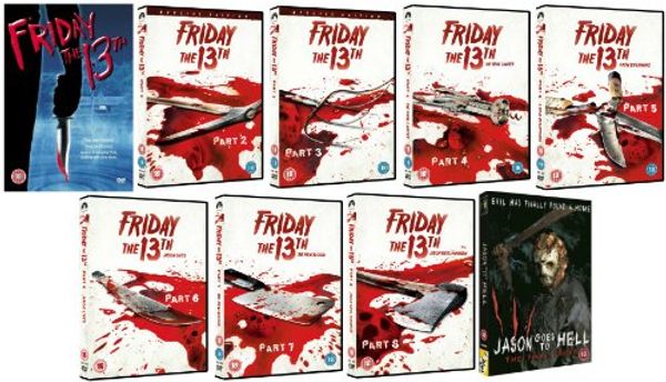 Cover Art for 5055605904784, Friday the 13th Complete DVD Movie Collection: Part 1, 2, 3, 4, 5, 6, 7, 8 and 9 + Extras by Unknown