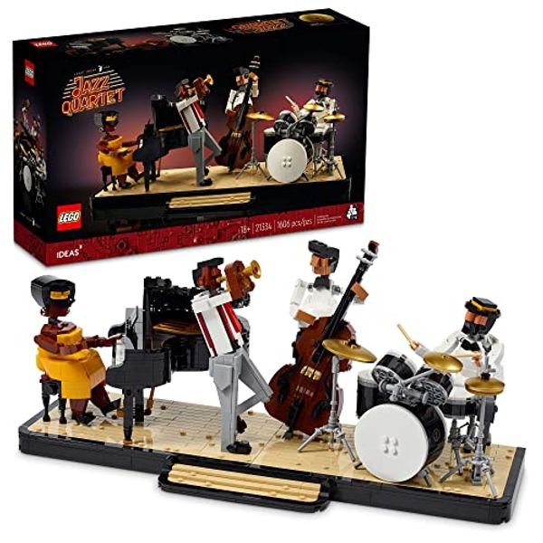 Cover Art for 0673419368339, LEGO Ideas Jazz Quartet 21334 Building Kit; Build-and-Display Model for Adults with a Passion for Music (1,606 Pieces) by 