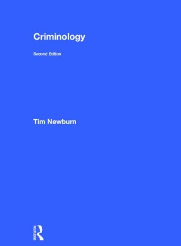 Cover Art for 9780415628938, Criminology by Tim Newburn