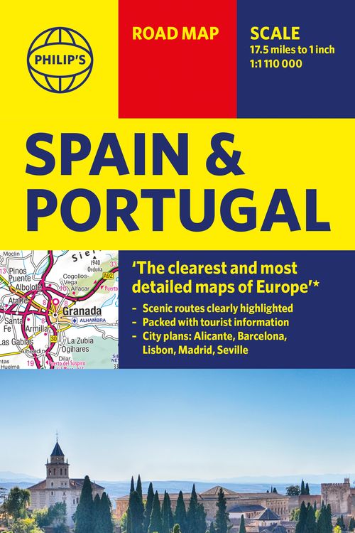 Cover Art for 9781849076296, Philip's Spain and Portugal Road Map (Philip's Sheet Maps) by Philip's Maps