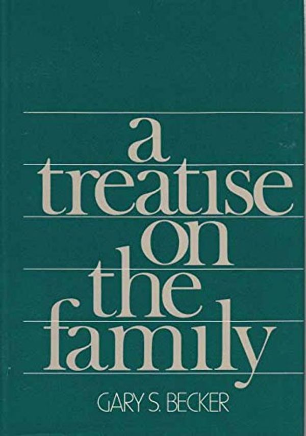 Cover Art for 9780674906969, Treatise on the Family by Gary S. Becker