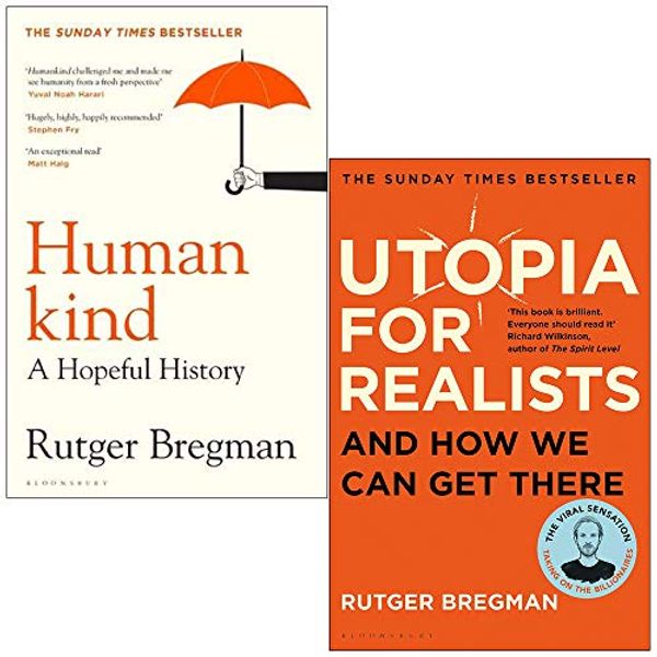 Cover Art for 9789123979851, Humankind A Hopeful History & Utopia for Realists And How We Can Get There By Rutger Bregman 2 Books Collection Set by Rutger Bregman