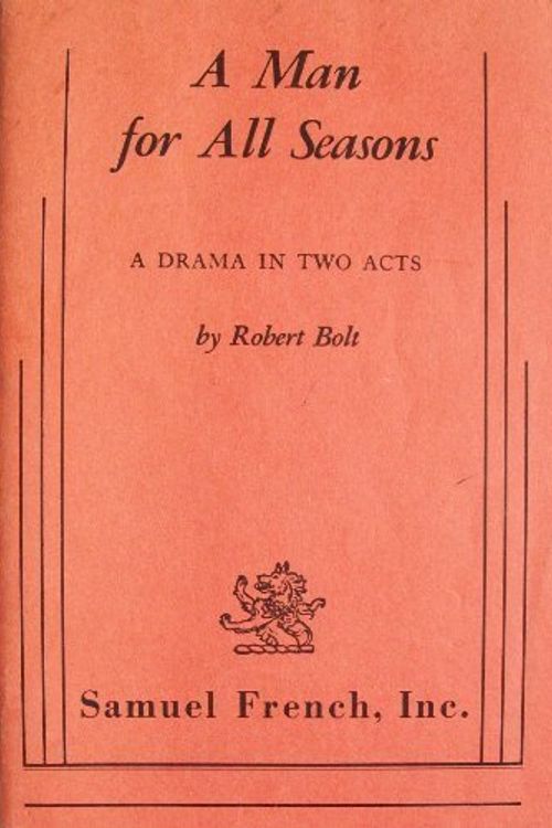 Cover Art for 9780573612152, Man for All Seasons by Robert Bolt