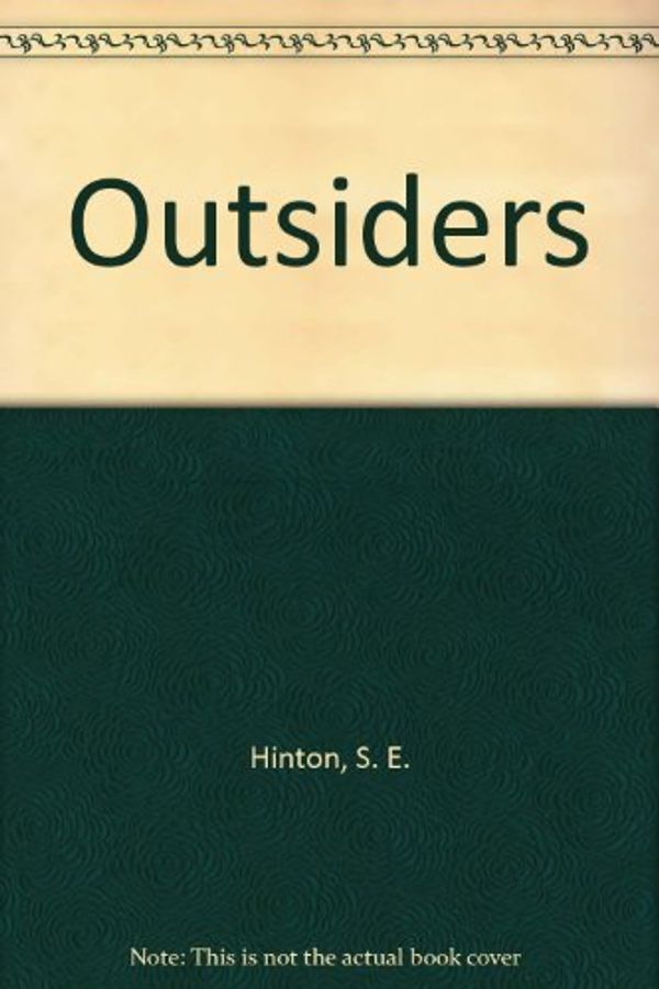 Cover Art for 9780394779973, Outsiders by S. E. Hinton