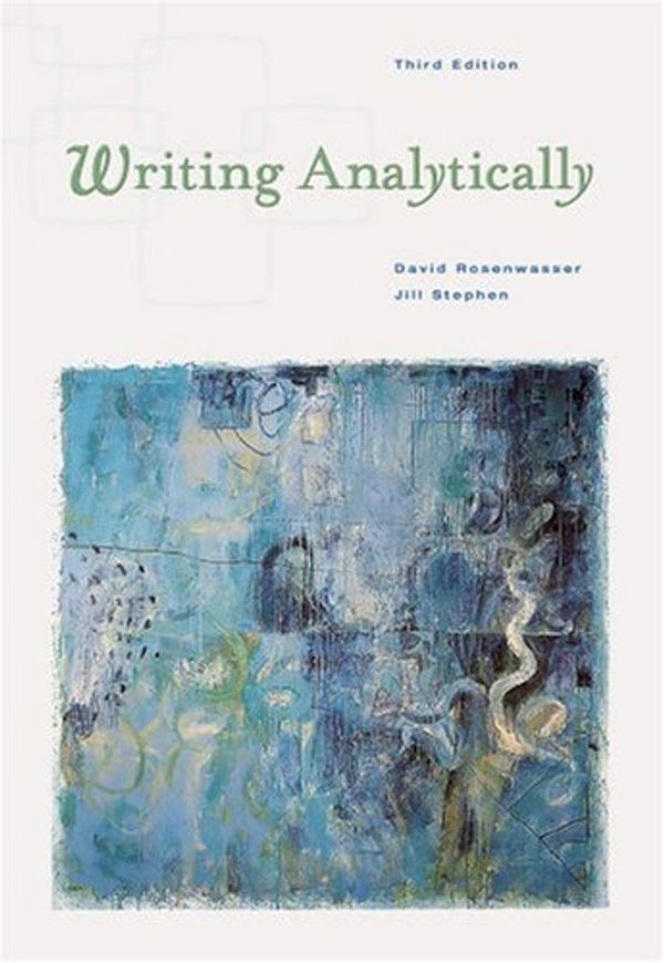 Cover Art for 9780838405093, Writing Analytically by David Rosenwasser