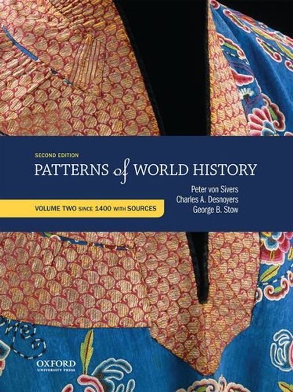 Cover Art for 9780199399802, Patterns of World History: Combined Volume by Peter von Sivers