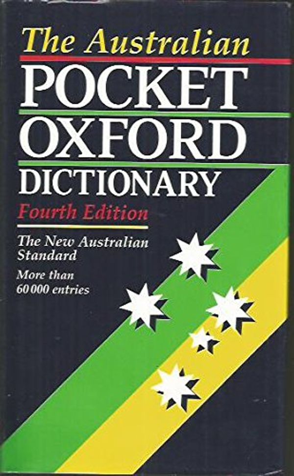 Cover Art for 9780195540154, The Australian Pocket Oxford Dictionary by Bruce Moore