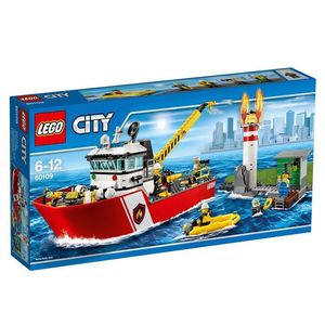 Cover Art for 0673419247894, Fire Boat Set 60109 by LEGO