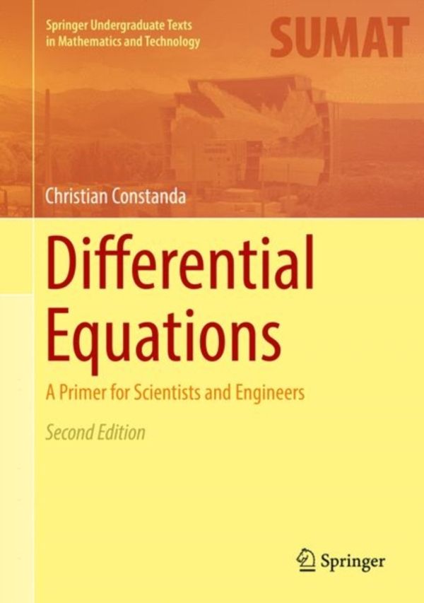 Cover Art for 9783319502236, Differential EquationsA Primer for Scientists and Engineers by Constanda C