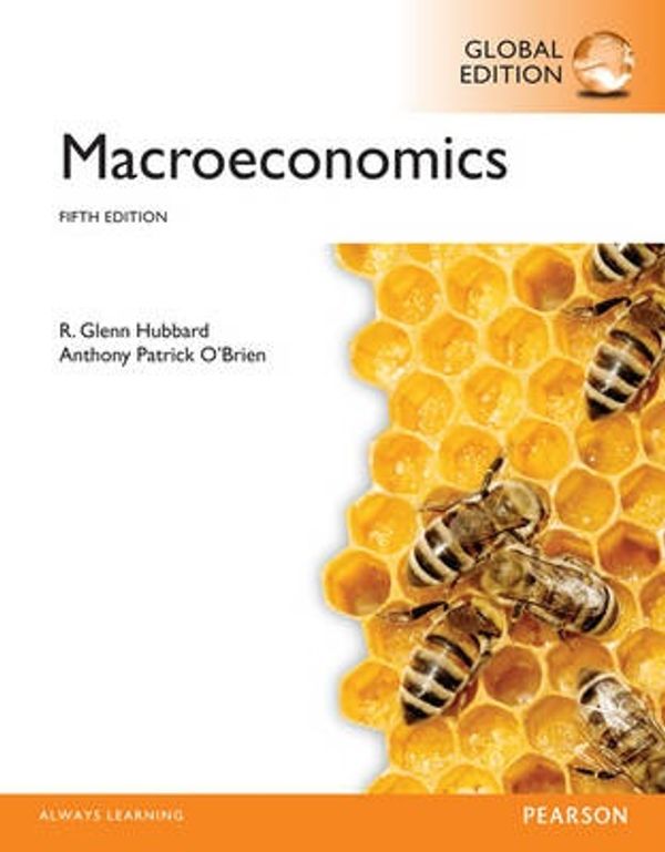 Cover Art for 9781292059440, Macroeconomics: Global Edition by R. Glenn Hubbard