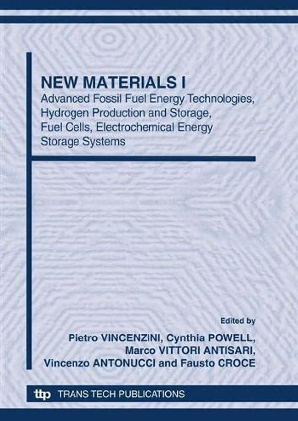 Cover Art for 9783908158394, New Materials by Pietro Vincenzini, Cynthia Powell, Marco Vittori Antisari, Vincenzo Antonucci