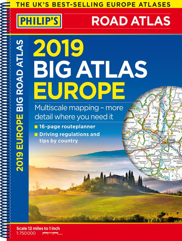 Cover Art for 9781849074773, Philip's Big Road Atlas Europe: (A3 Spiral binding) by Philip's Maps