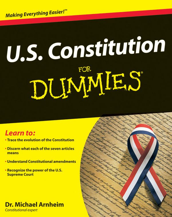Cover Art for 9780470543009, U.S. Constitution For Dummies by Michael Arnheim