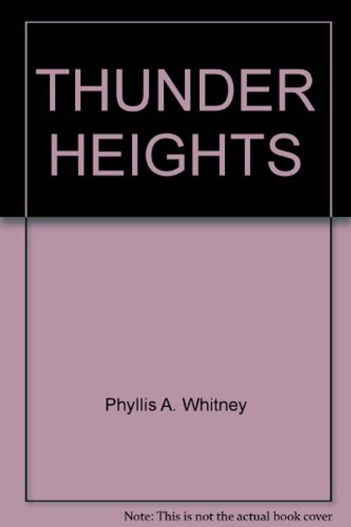 Cover Art for 9780449241431, Thunder Heights by Phyllis A. Whitney