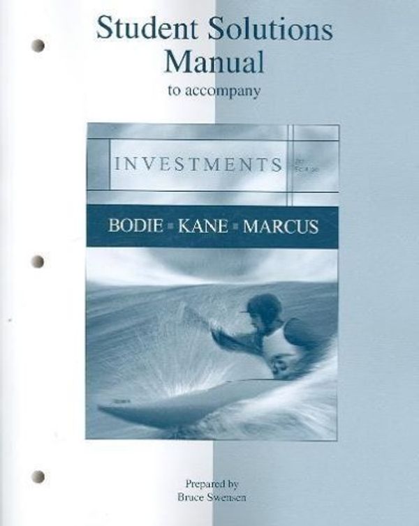 Cover Art for 9780071259163, Investments: WITH S&P Bind-in Card by Zvi Bodie, Alex Kane, Alan J. Marcus